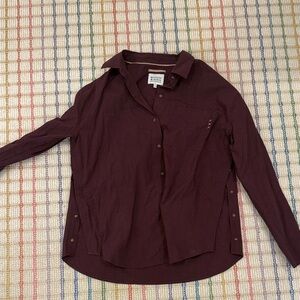 Scotch & Soda woMen's Button-Up Shirt in Plum